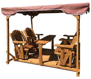 Balançoire 4 places individuels