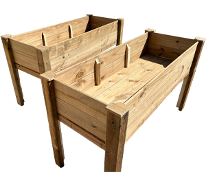 Boîtes à fleurs en cèdres